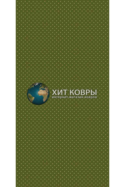 ковер в комнату с коротким ворсом p001 зеленый